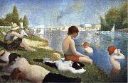 Georges Seurat Bathers of Asnieres oil painting reproduction